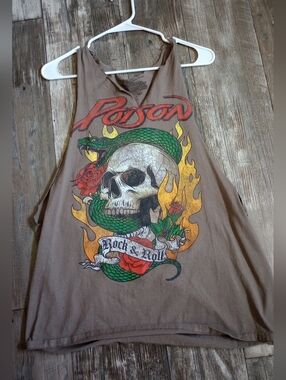 Rough Cut Poison Rock & Roll Graphic Shirt